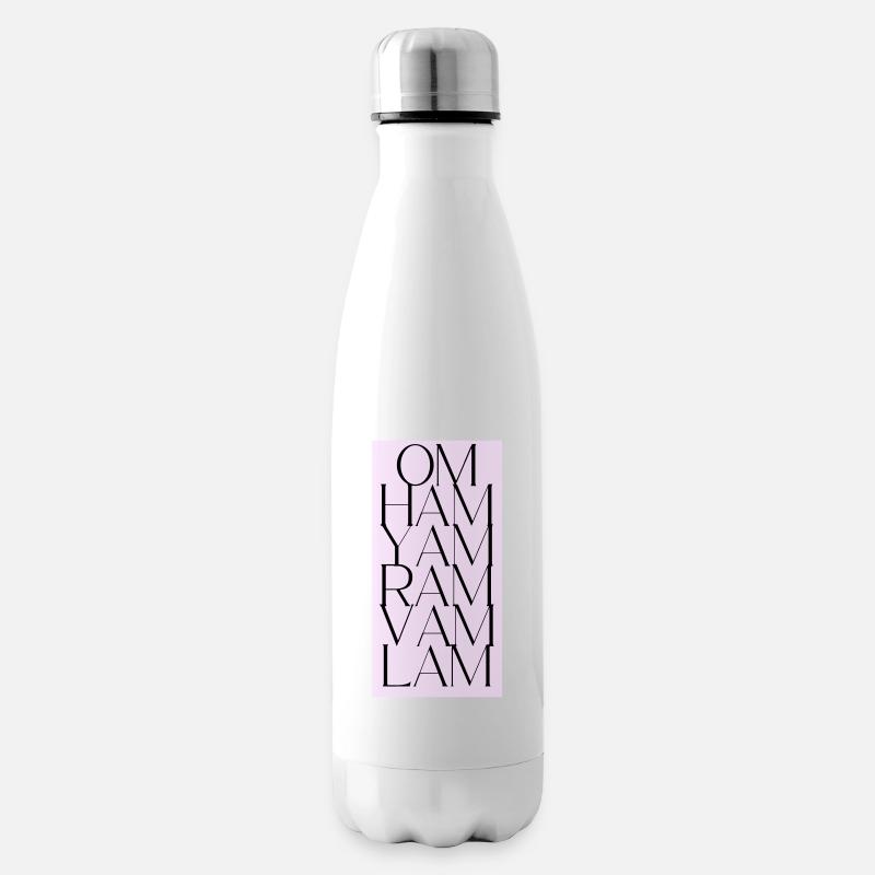 Bija Mantra Chakren - Isolierflasche - Weiß