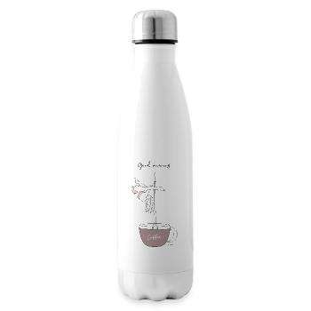Poledance pole dancing theme - Insulated Water Bottle - white - Right