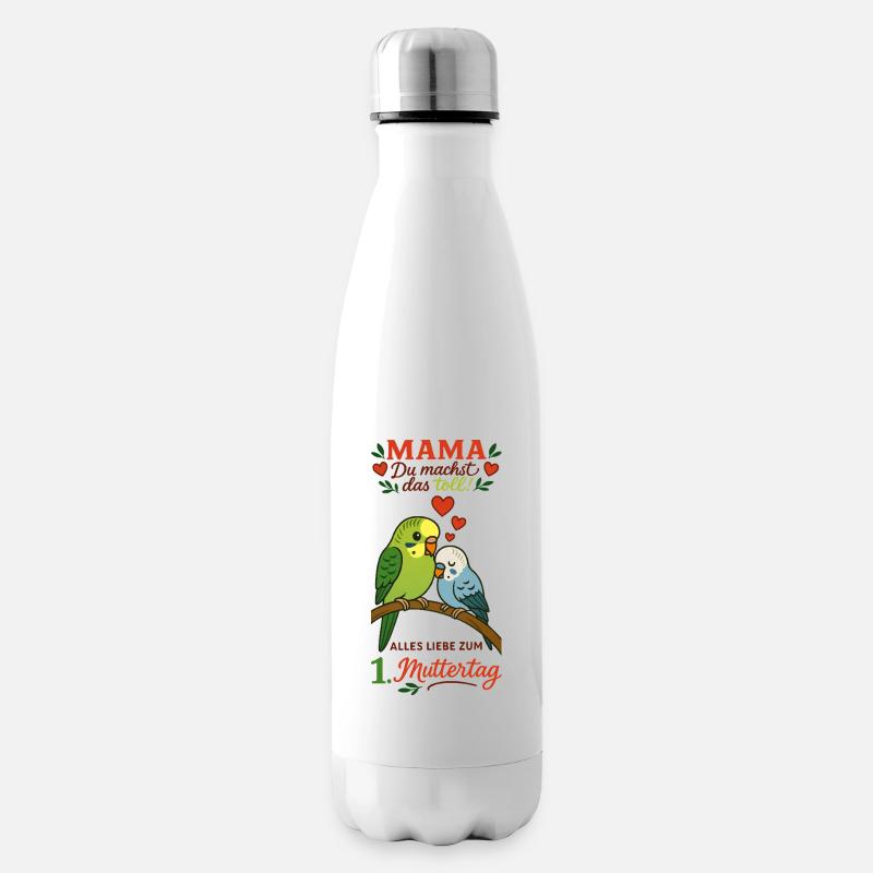 1. Muttertag - Isolierflasche - Weiß