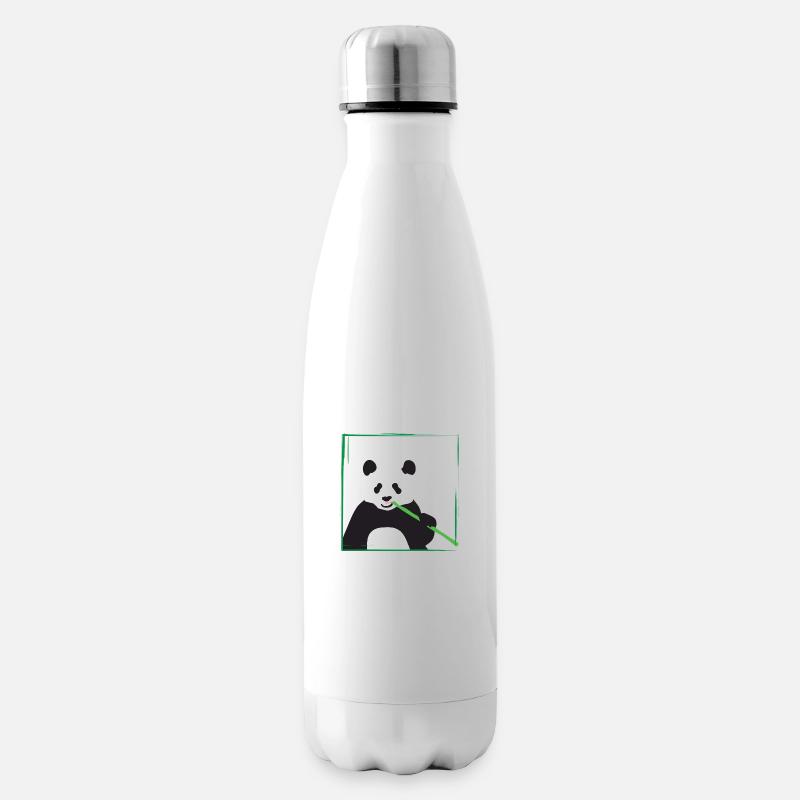 panda - Isolierflasche - Weiß