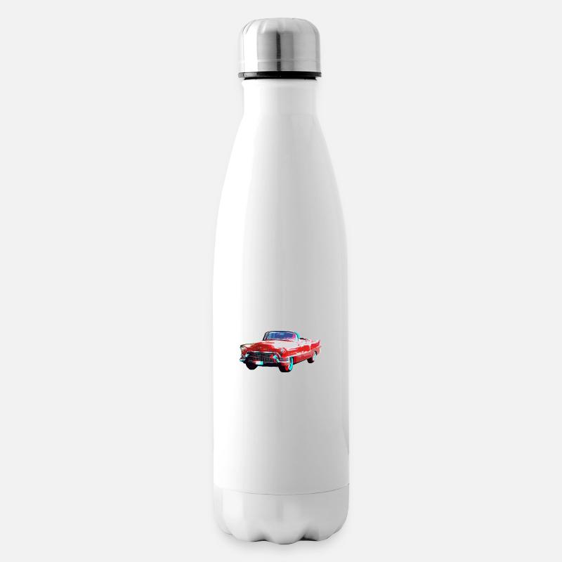 3D Cadillac - Isolierflasche - Weiß