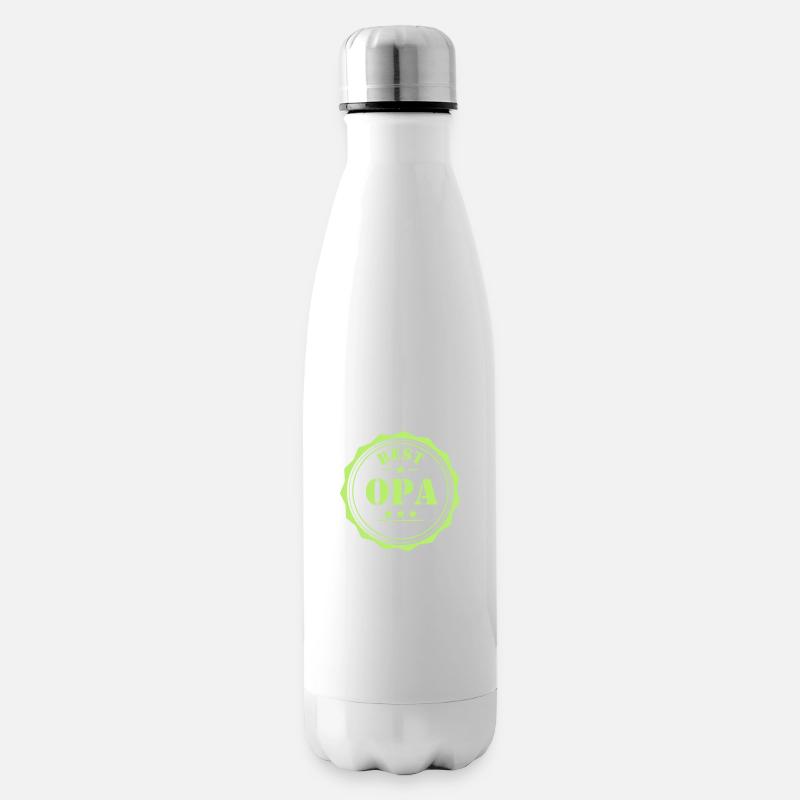 opa02 Best Opa ever - Isolierflasche - Weiß