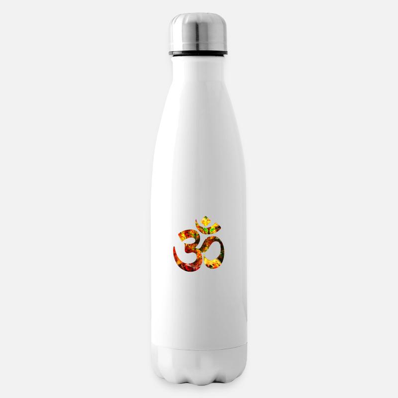 om - Bouteille isotherme - blanc