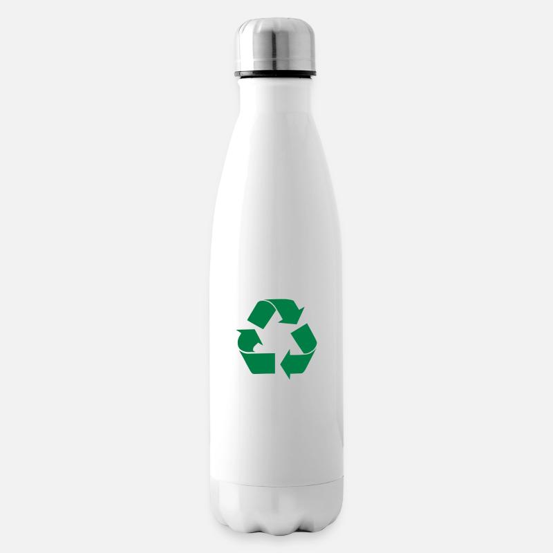 Recycle - Isolierflasche - Weiß