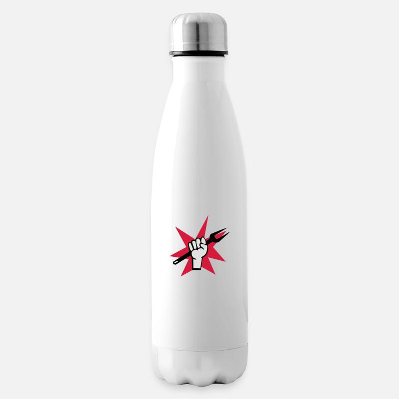 Grill - Isolierflasche - Weiß