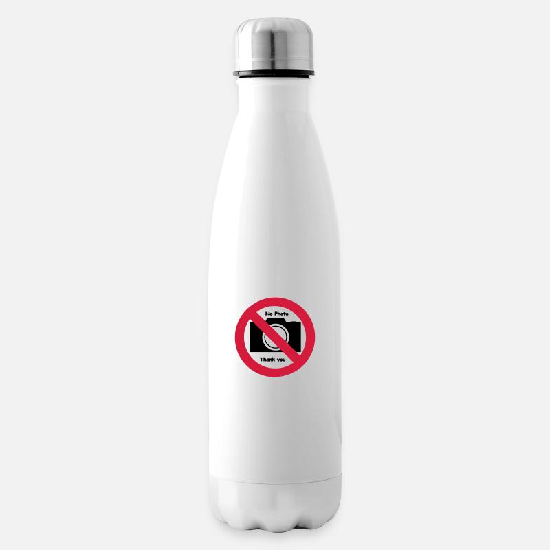 NoPhoto - Isolierflasche - Weiß