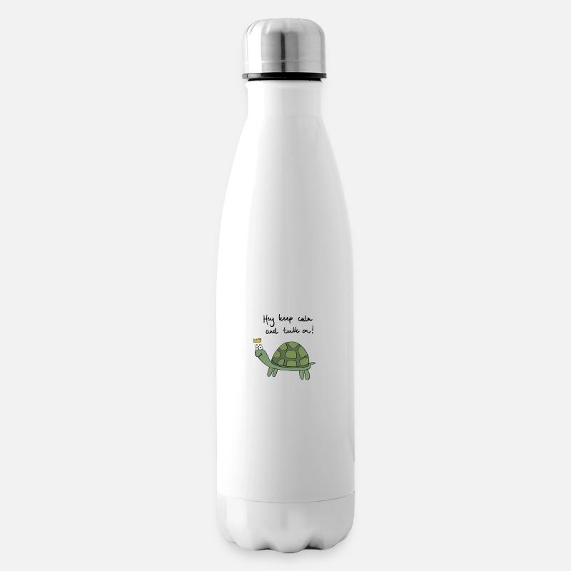 tortue - Bouteille isotherme - blanc