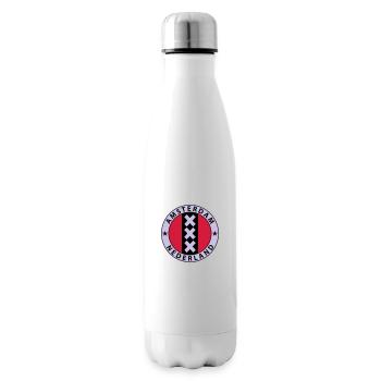 Amsterdam Wappen - Bouteille isotherme - blanc - Droite