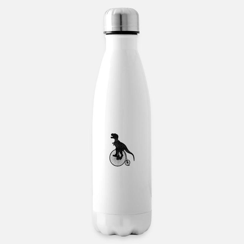 T-Rex vélo - Bouteille isotherme - blanc