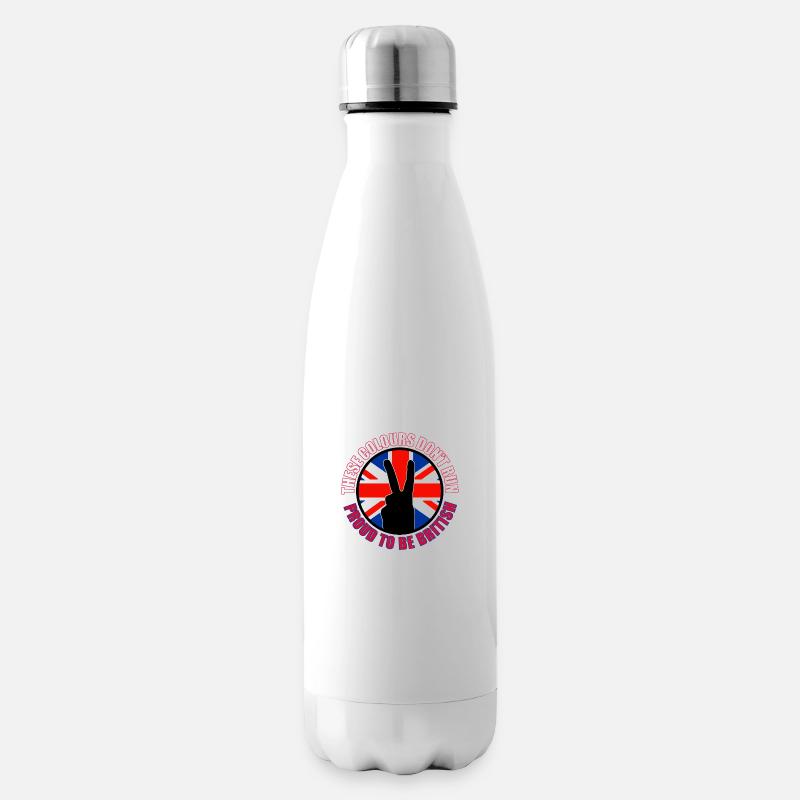 Diese Farben laufen nicht (UK) - Isolierflasche - Weiß
