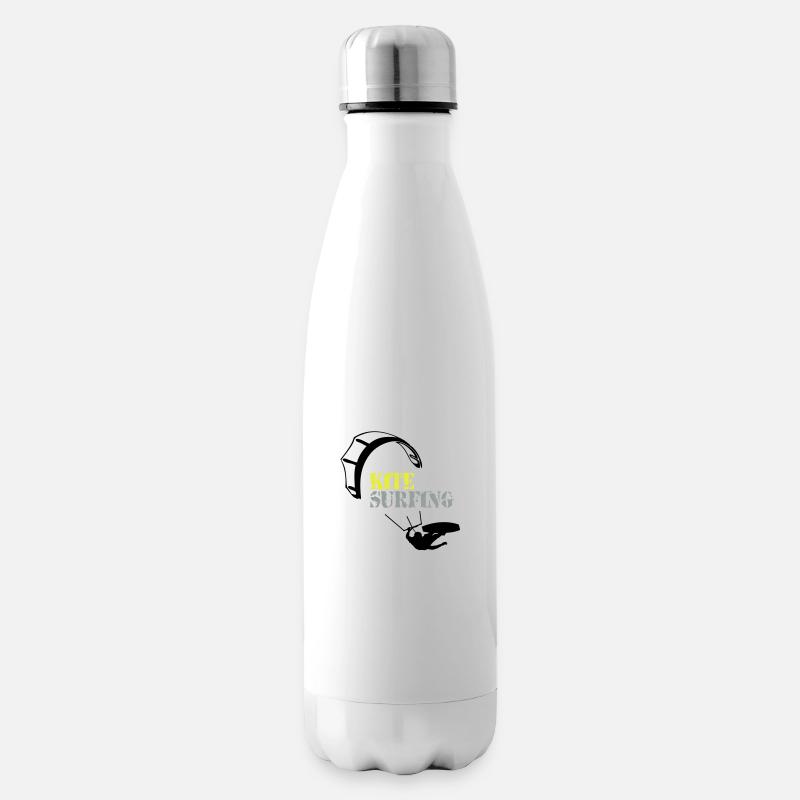 Kitesurfing - Isolierflasche - Weiß