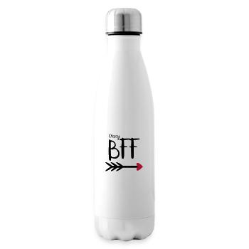 BFF Crazy Pfeil coeur rouge Partenaire Partenaire T.2 - Bouteille isotherme - blanc - Droite