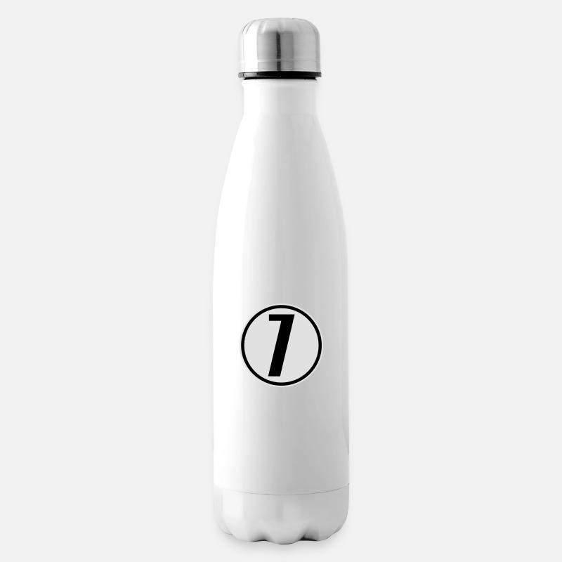7 - Isolierflasche - Weiß
