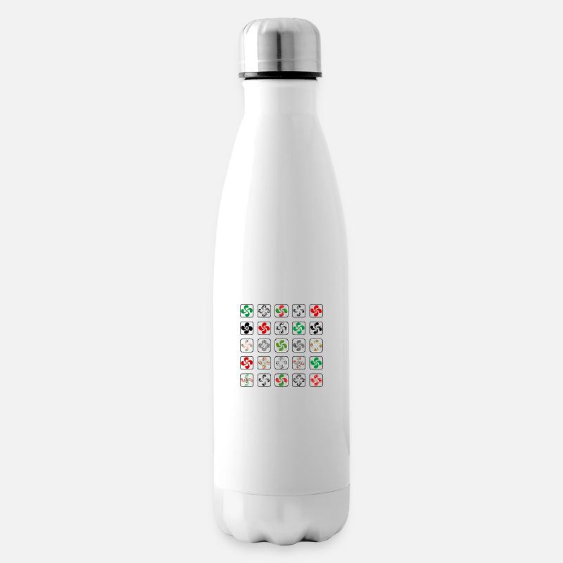 Croix du Pays Basque - Bouteille isotherme - blanc
