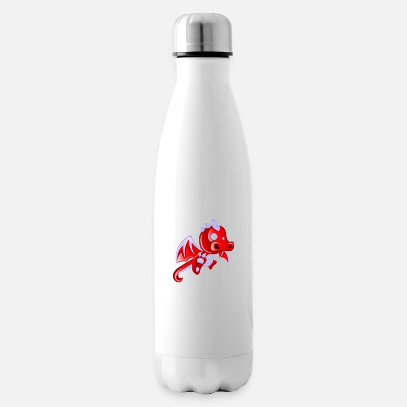 bébé dragon - Bouteille isotherme - blanc