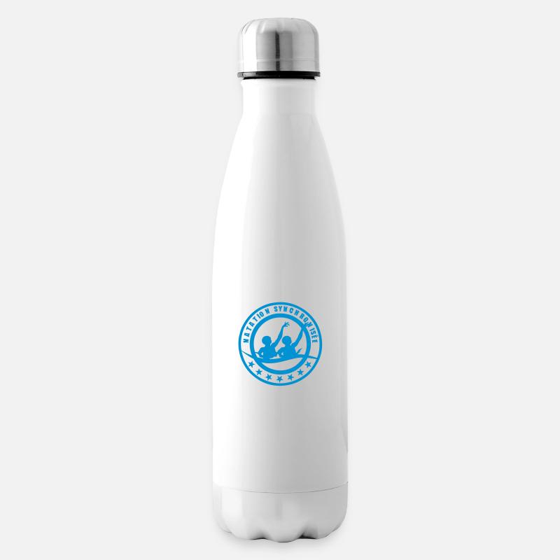 synchronisee4 schwimmen synchron schwimmen - Isolierflasche - Weiß