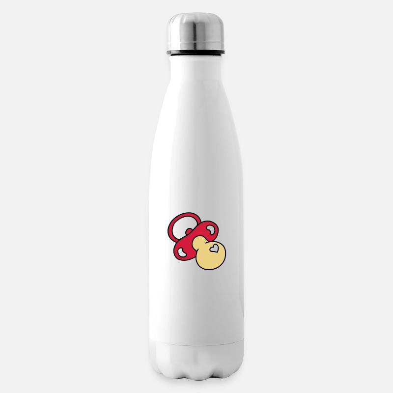 tetine coeur - Bouteille isotherme - blanc