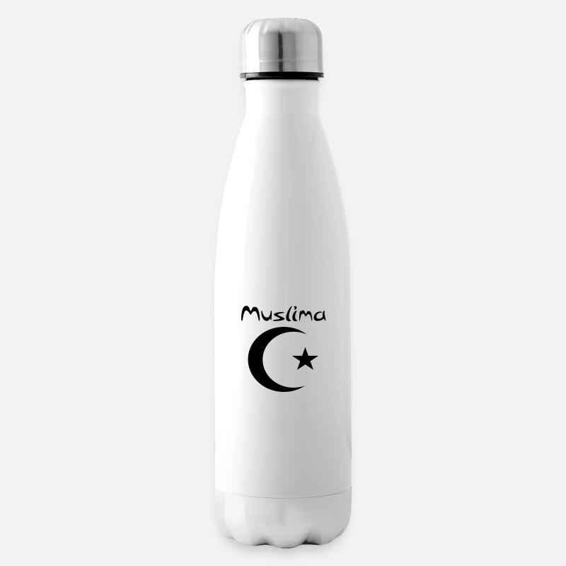muslima - Isolierflasche - Weiß