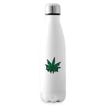 Weed Graffiti - Insulated Water Bottle - white - Right