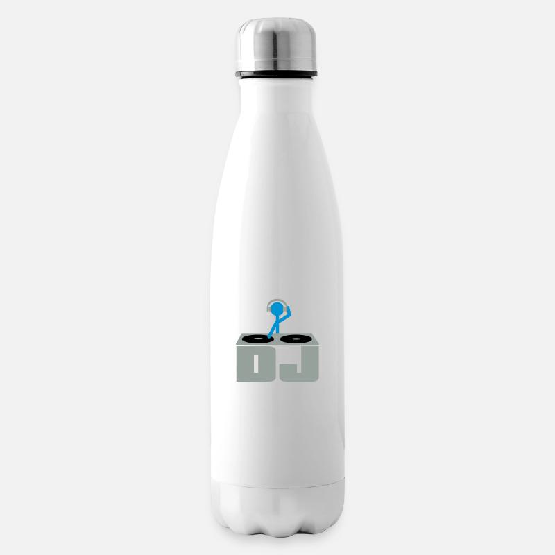 DJ - Insulated Water Bottle - white