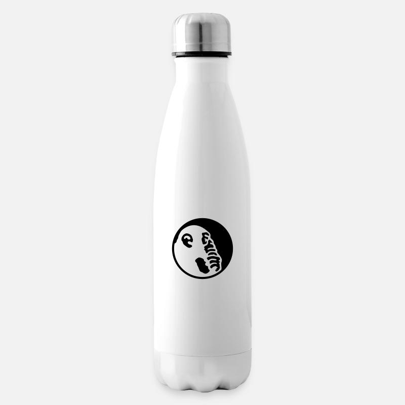 Denkeraffe Klein - Isolierflasche - Weiß