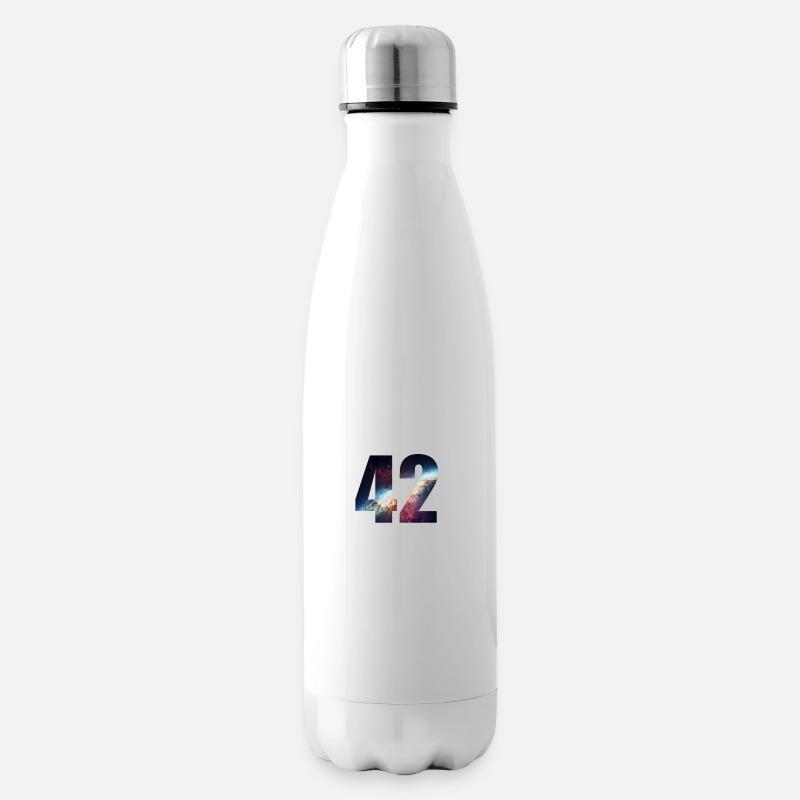the Answer 42 - Bouteille isotherme - blanc
