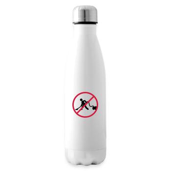 No Vacuuming - Insulated Water Bottle - white - Right