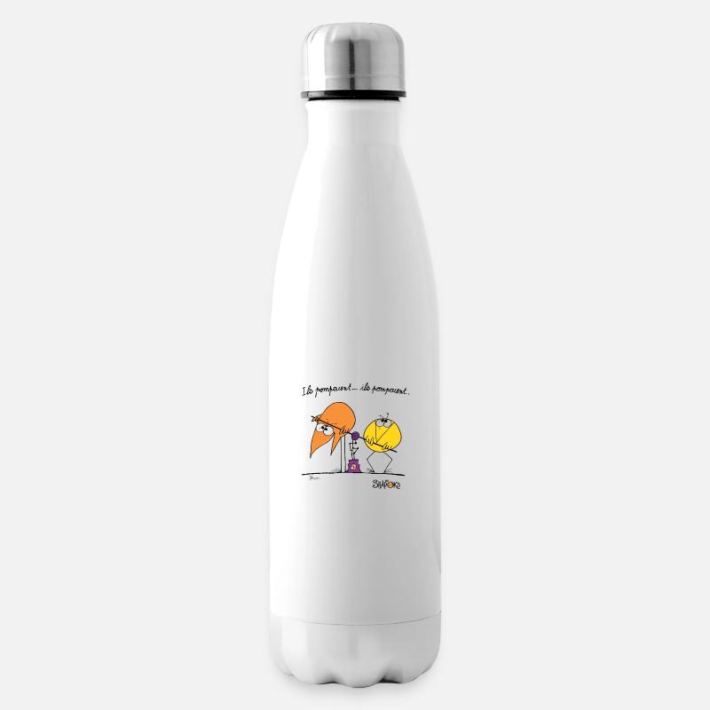 Shadoks Pumpe 02 - Isolierflasche - Weiß