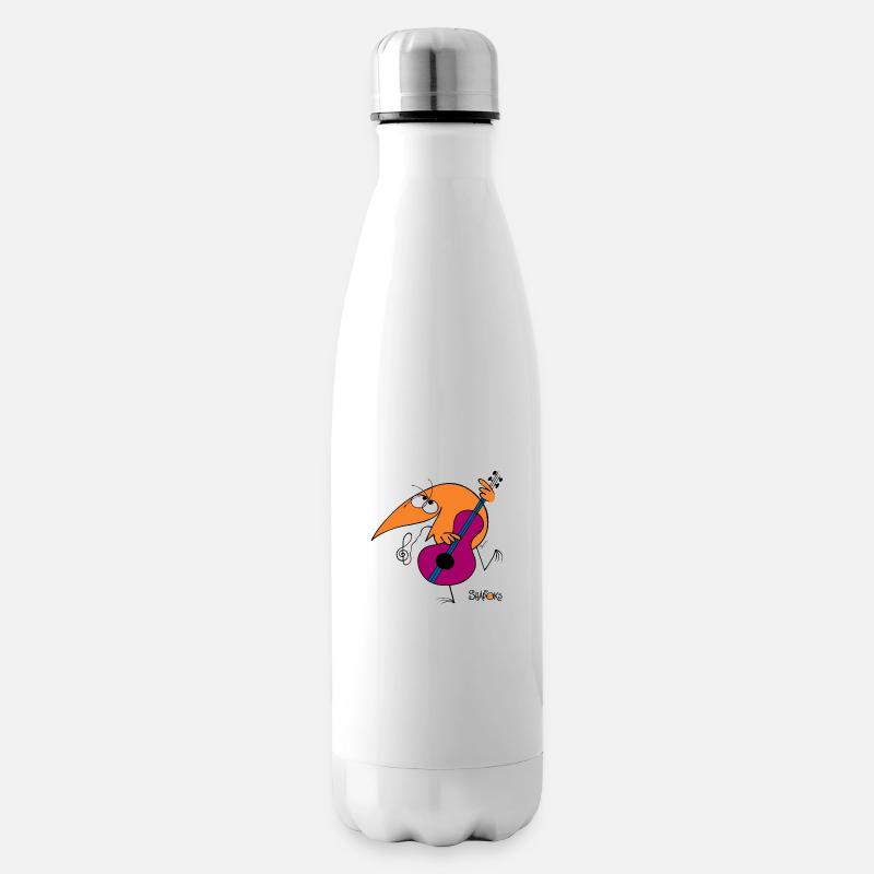 Shadok Musiker - Isolierflasche - Weiß