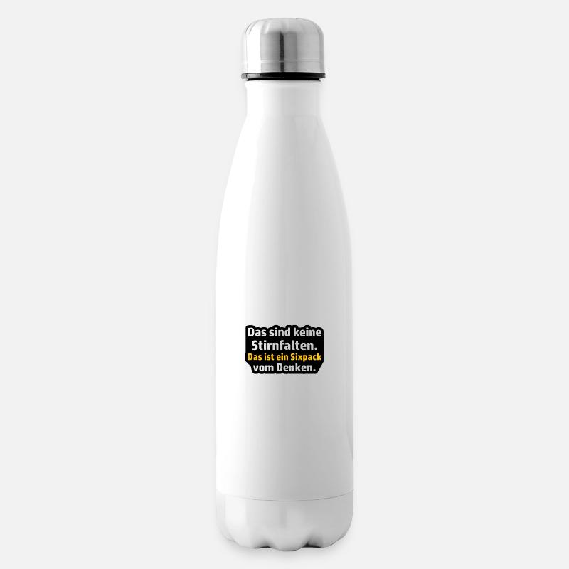 Lustiger Spruch - Isolierflasche - Weiß