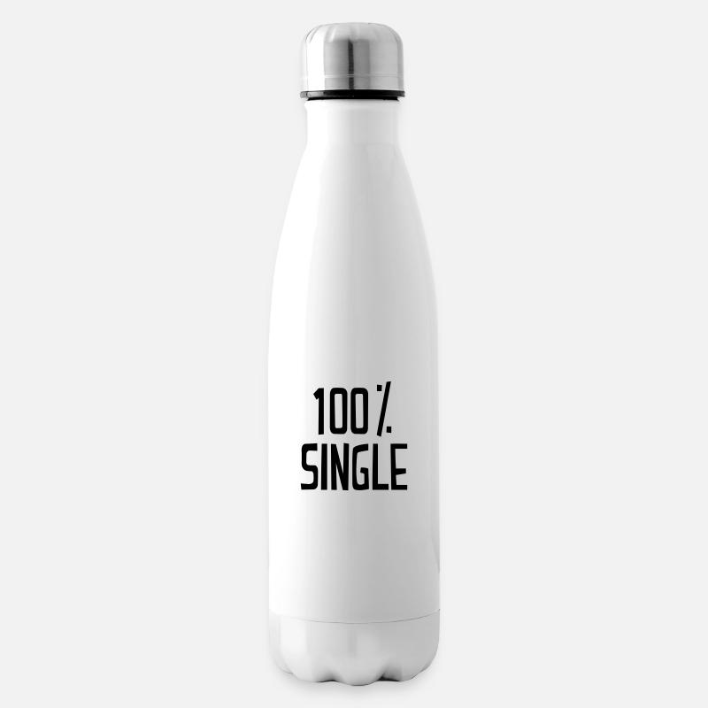 Single - Isolierflasche - Weiß