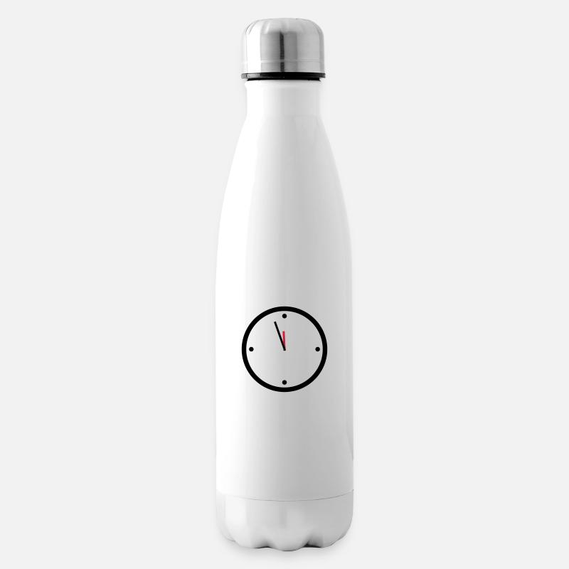 5 vor 12 - Isolierflasche - Weiß