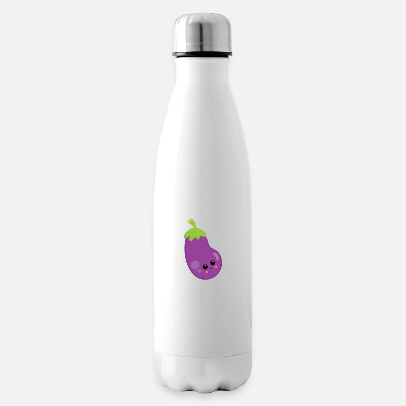 Gemüse - Isolierflasche - Weiß