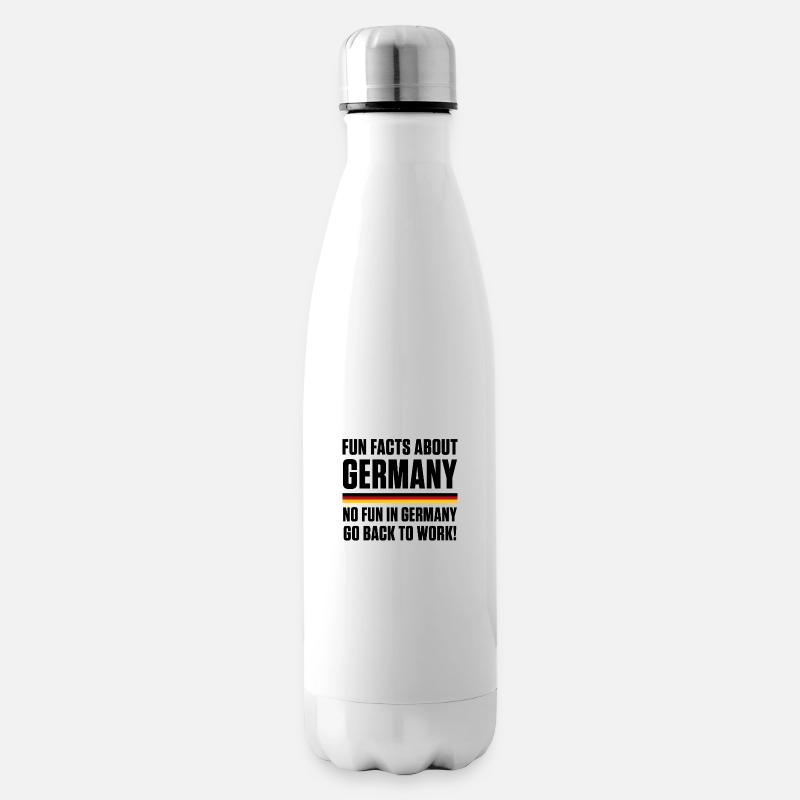 GERMANY FUN FACTS - Isolierflasche - Weiß
