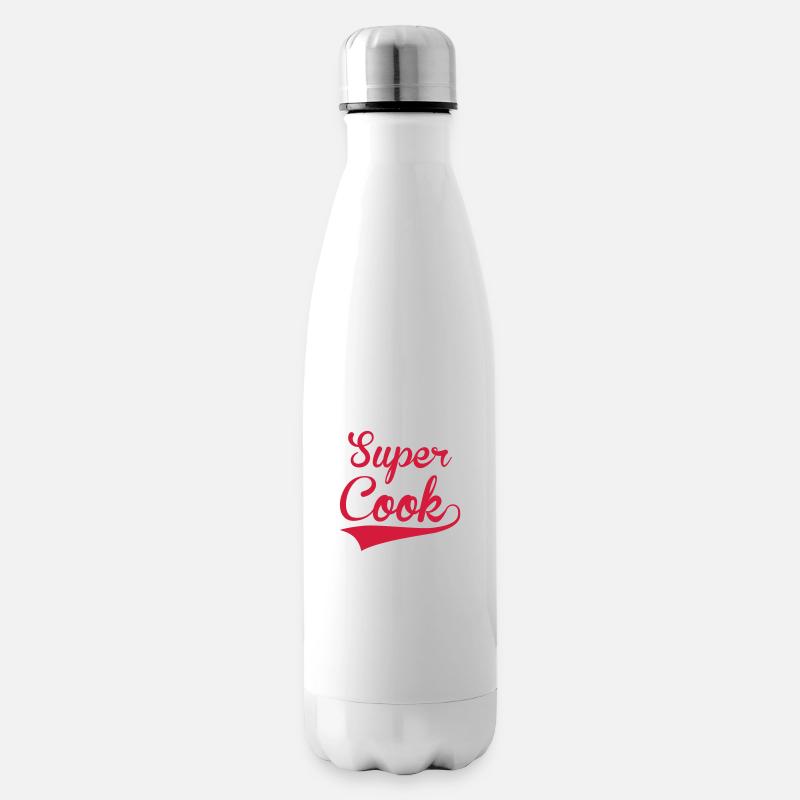 Super Cook - Isolierflasche - Weiß