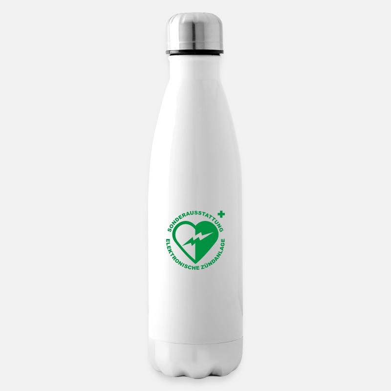 Defi-Shirt - Isolierflasche - Weiß