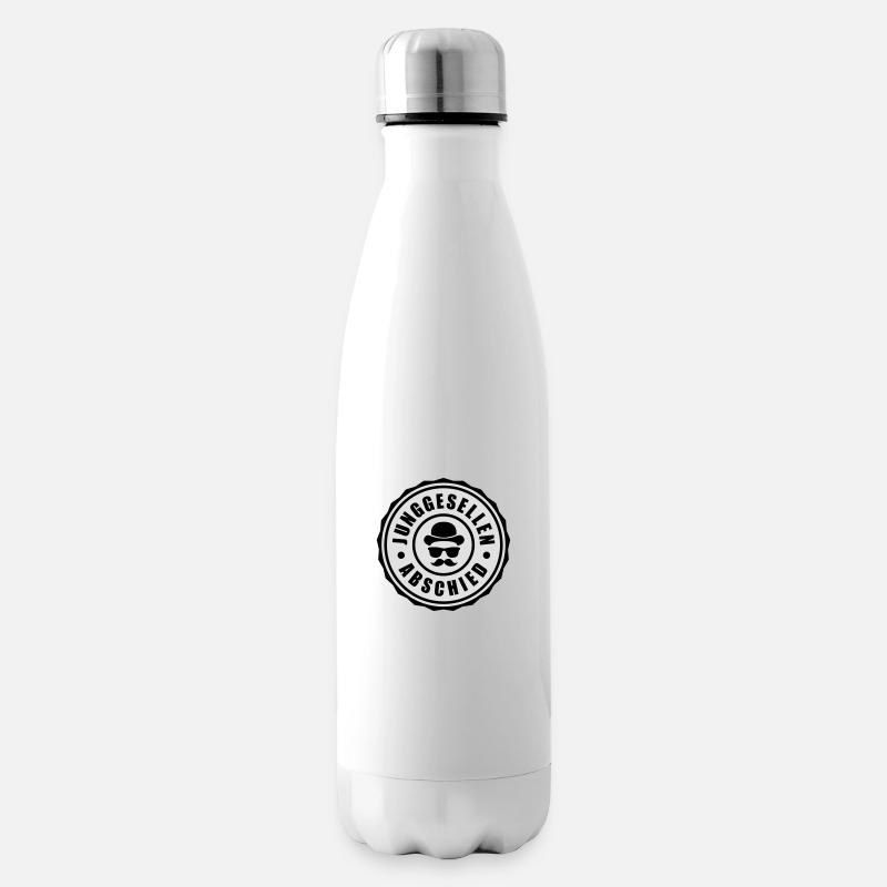 Junggesellenabschied - JGA - Isolierflasche - Weiß