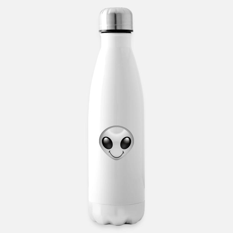 Smiley Alien - Bouteille isotherme - blanc