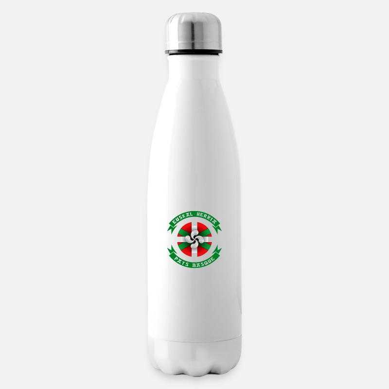 Pays Basque - Euskal Herria - Bouteille isotherme - blanc