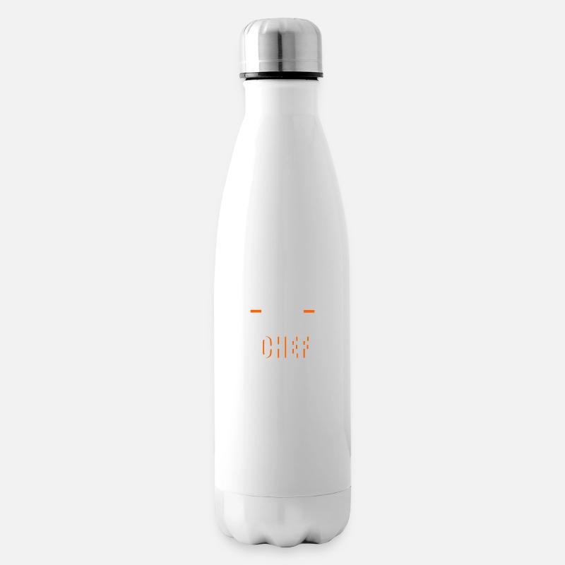 Ruhestand Chef Hund Tier - Isolierflasche - Weiß