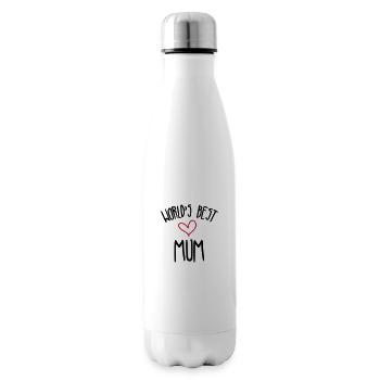 Maman / Fête des Mère / Enfant / Mere / Bébé - Bouteille isotherme - blanc - Droite