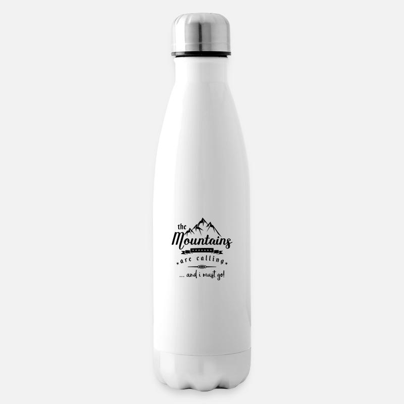 mountains are calling - Isolierflasche - Weiß