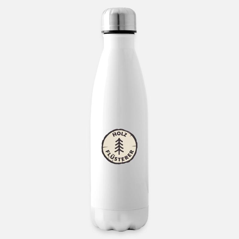 holz flüsterer - Isolierflasche - Weiß