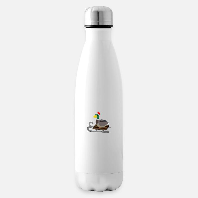 Ente - Isolierflasche - Weiß