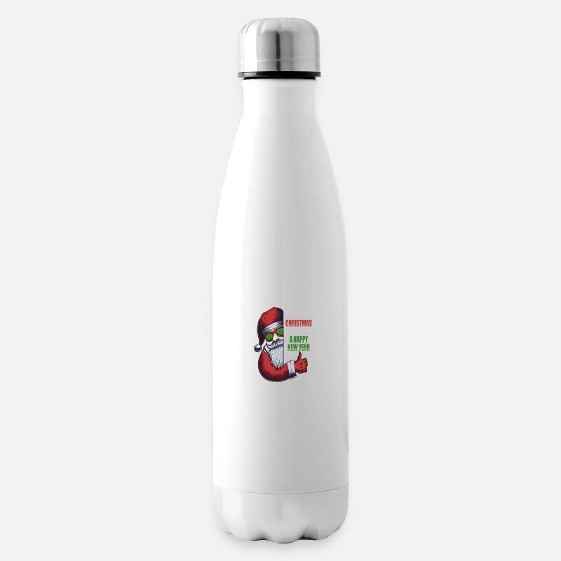 Santa - Isolierflasche - Weiß