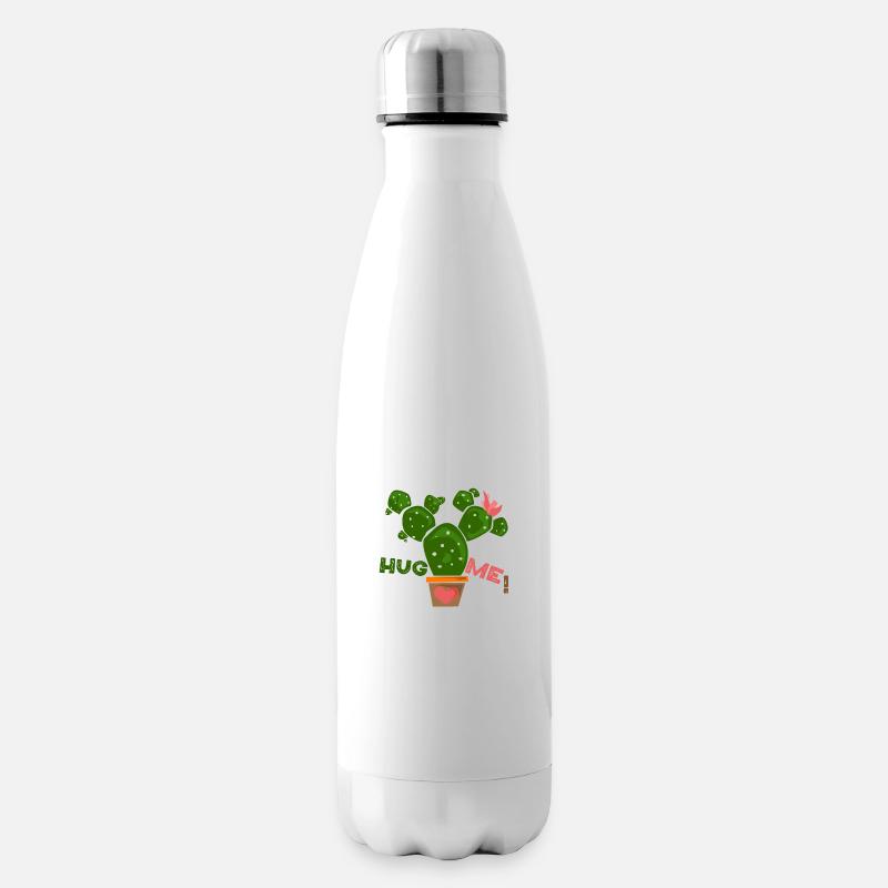 Hug me - Bouteille isotherme - blanc