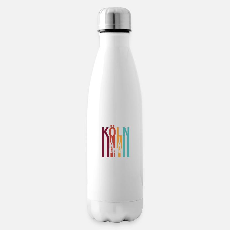Köln - Isolierflasche - Weiß