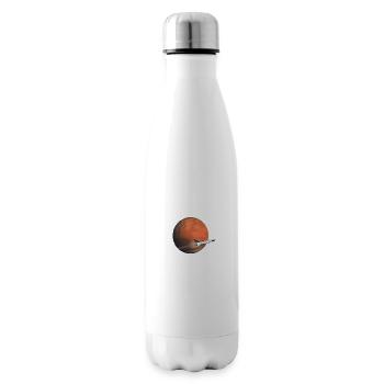 Mars Mission of the Flat Mars Society - Insulated Water Bottle - white - Right