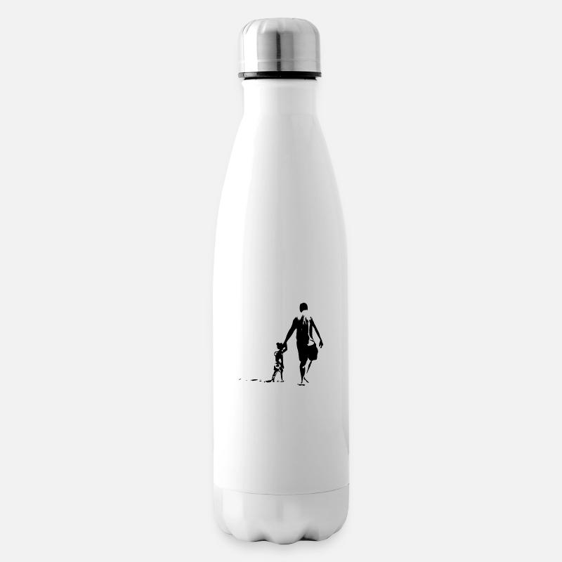 Vater und Tochter - Isolierflasche - Weiß