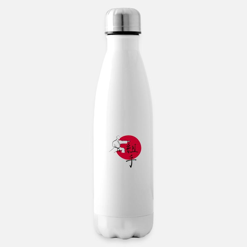 Karate Oi-Tsuki - Bouteille isotherme - blanc